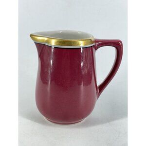 The Harley Hotel of New York Mayer China Restaurant ware Red Creamer (READ)